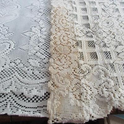 Lot of 4 Table Runners, Appr 40", 50" Long