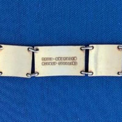Vintage enamel on silver David Andersen Norway bracelet guilloche