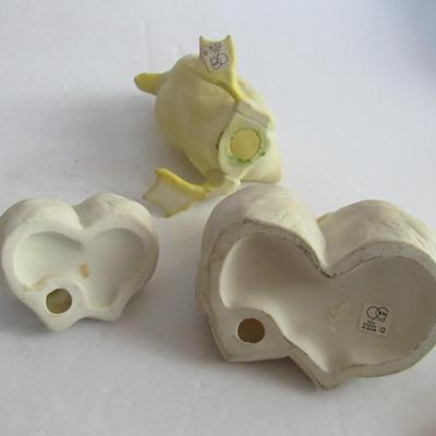 3 Older Dept 56 Duck and Chick Figurines