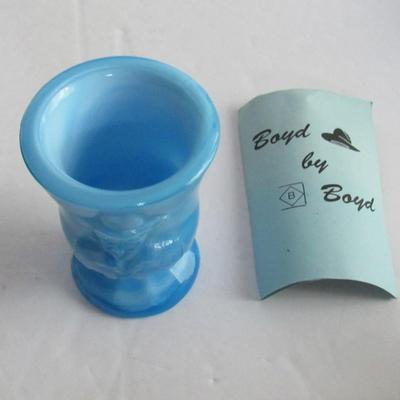 Vintage Boyd Glass Hoppy Limited Edition Toothpick Holder, 455/1000