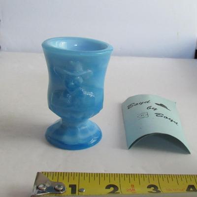 Vintage Boyd Glass Hoppy Limited Edition Toothpick Holder, 455/1000