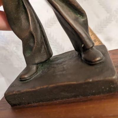 The Lone Sailer Statue Bronze, Signed