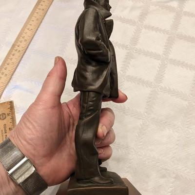 The Lone Sailer Statue Bronze, Signed