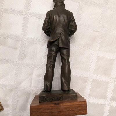 The Lone Sailer Statue Bronze, Signed