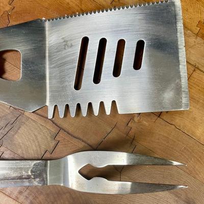 3-Piece Stainless Steel BBQ Tools