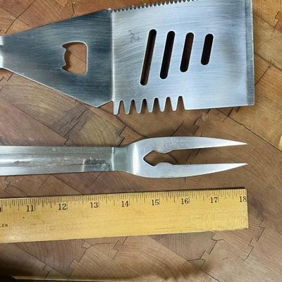 3-Piece Stainless Steel BBQ Tools