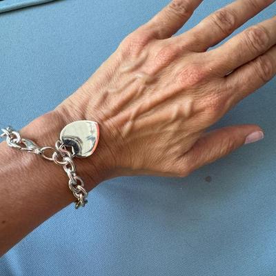 Two Heart Chain Bracelets (K-TF)