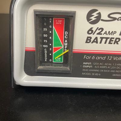 Schumacher 6/2 Amp Dual Rate Battery Charger for 6 and 12 Volt Batteries