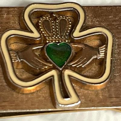 98 VINTAGE CLADDAGH CELTIC MONEY CLIP