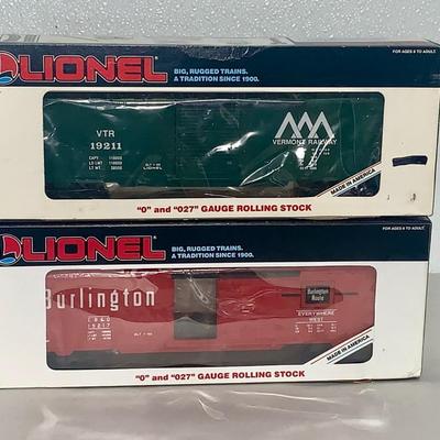 Lot of Two (2) 1987 Lionel Rolling Stock, MIB