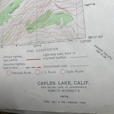 Santa Clara County maps, Topos, map book, books about the area, 2 large sign vinyl rolls.
