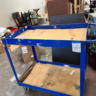 Rolling Commercial re-stock cart