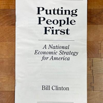Putting America First: Bill Clinton Campaign Economic Policy Proposals
