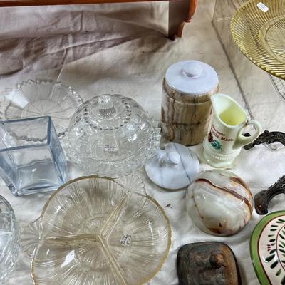 Maple MCM wall Shelf Vintage glassware