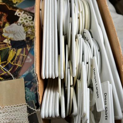 Vintage Craft and sewing ephemera books, tools