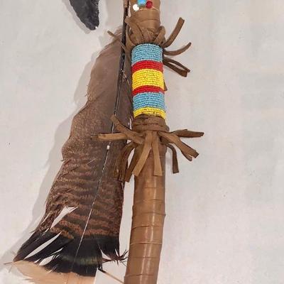 Native American Style Obsidian Axe/Tomahawk