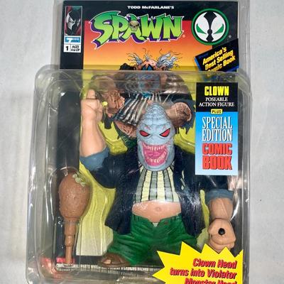 1994 Spawn Clown Figure by Todd Toys
