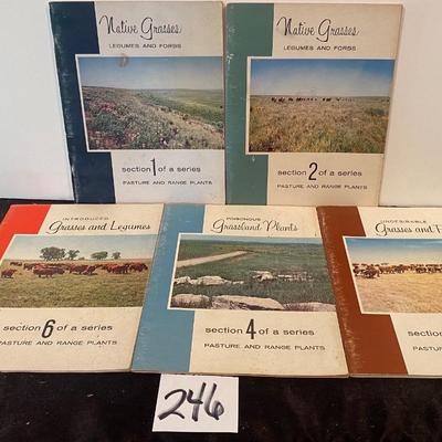 Vintage Books in Grasses