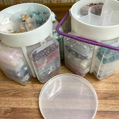 103 GROUP LOT JEWELRY MAKING SUPPLIES BEADS WIRE FINDINGS