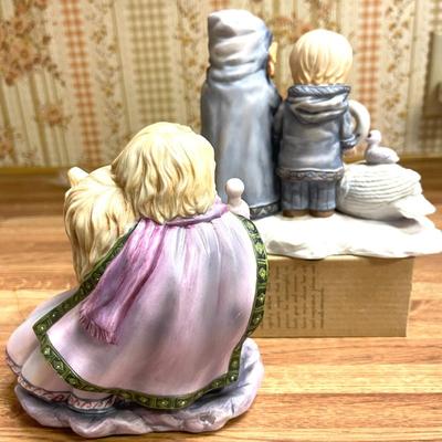 104 BERGSMA FIGURINES POWER OF LOVE & SERENITY PRAYER