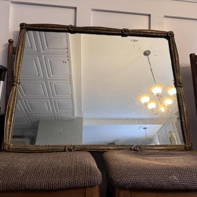 Vintage Large Hanging Mirror
