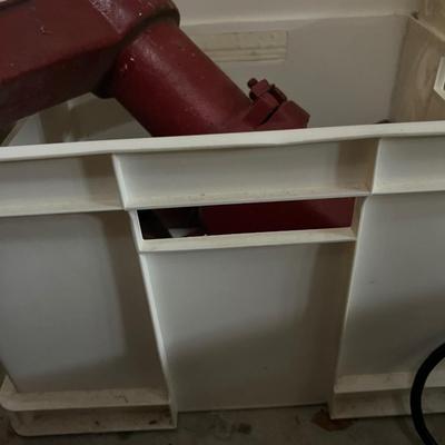 Red Cast Iron Hand Water Pump