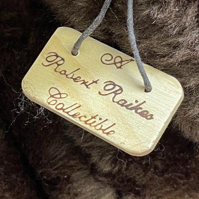 110 TAGGED ROBERT RAIKES COLLECTABLE TEDDY BEAR