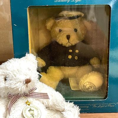 111 THOMAS KINCAID COLLECTABLE BEAR THE LIGHT OF PEACE ORIGINAL BOX