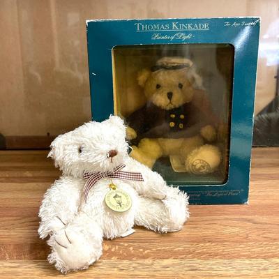 111 THOMAS KINCAID COLLECTABLE BEAR THE LIGHT OF PEACE ORIGINAL BOX