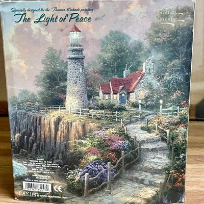 111 THOMAS KINCAID COLLECTABLE BEAR THE LIGHT OF PEACE ORIGINAL BOX