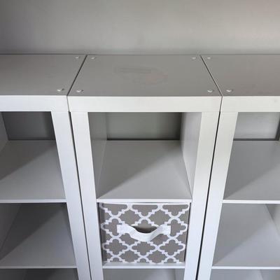 White Cube Shelves- 3 piece set