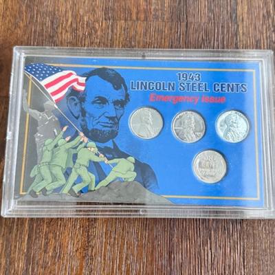 1943 Lincoln Steel Pennies