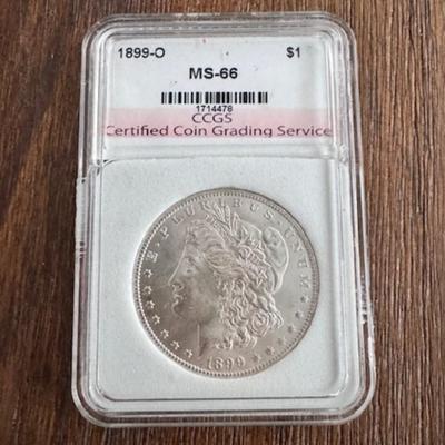1899-O Morgan Silver Dollar