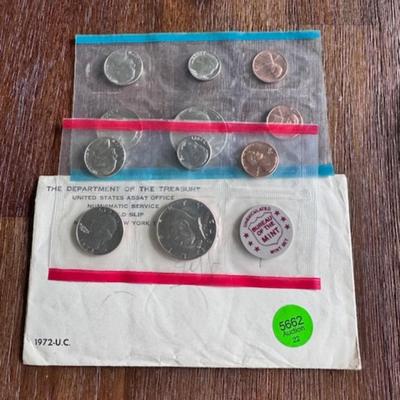 1972 Uncirculated Coin Set