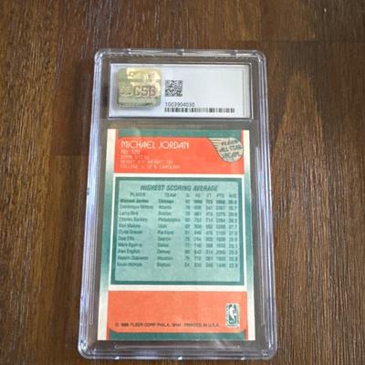 1988-89 Fleer AS Card Michael Jordan