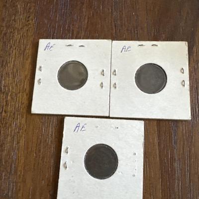 3 Indian Head Cents