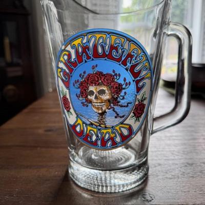 Grateful Dead Glass Pitcher