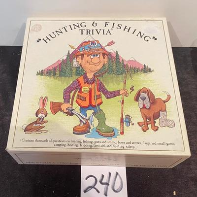 Hunting & Fishing Trivia Game