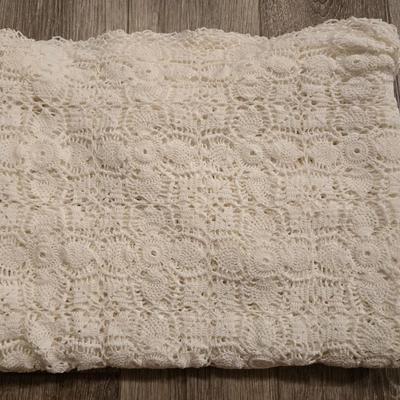 Rectangle Crochet Tablecloth
