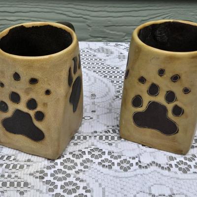 (2) Bear Paw Coffee Mugs