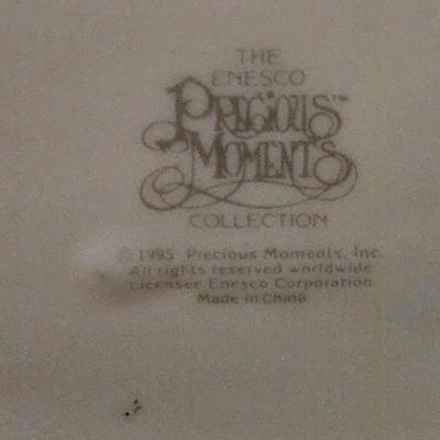Precious Moments Coffee Pot, Mugs and Napkin Holders