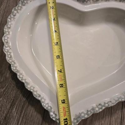 House of Lloyd Ceramic Heart Pie Plate