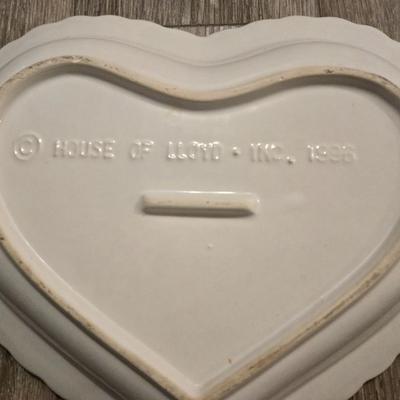 House of Lloyd Ceramic Heart Pie Plate