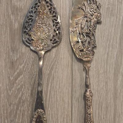 Silverplate Pie Servers