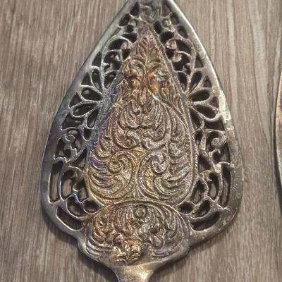 Silverplate Pie Servers