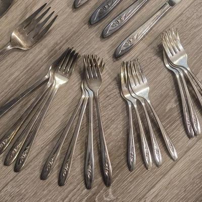 International Silver "Silver Tulip" Flatware Set