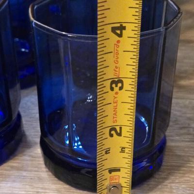 Blue Glass Ware Set