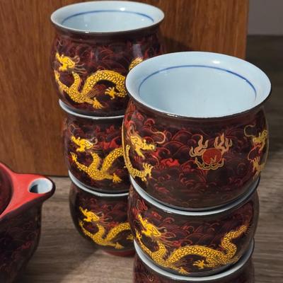 Chinese Dragon Tea Set