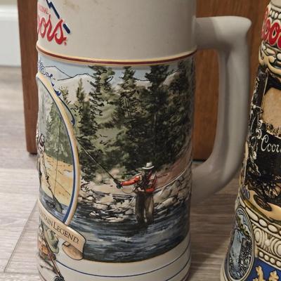Vintage COORS Beer Steins