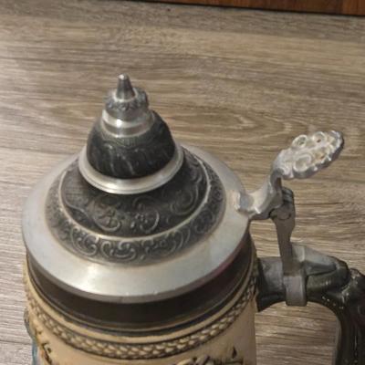 Vintage Brussels Beer Stein